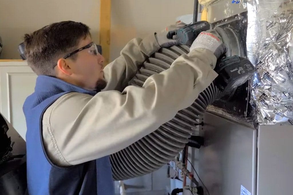 duct sanitizing and furnace maintenance